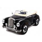 Elektrické autíčko Mercedes Benz 300S Retro - lakované - čierne